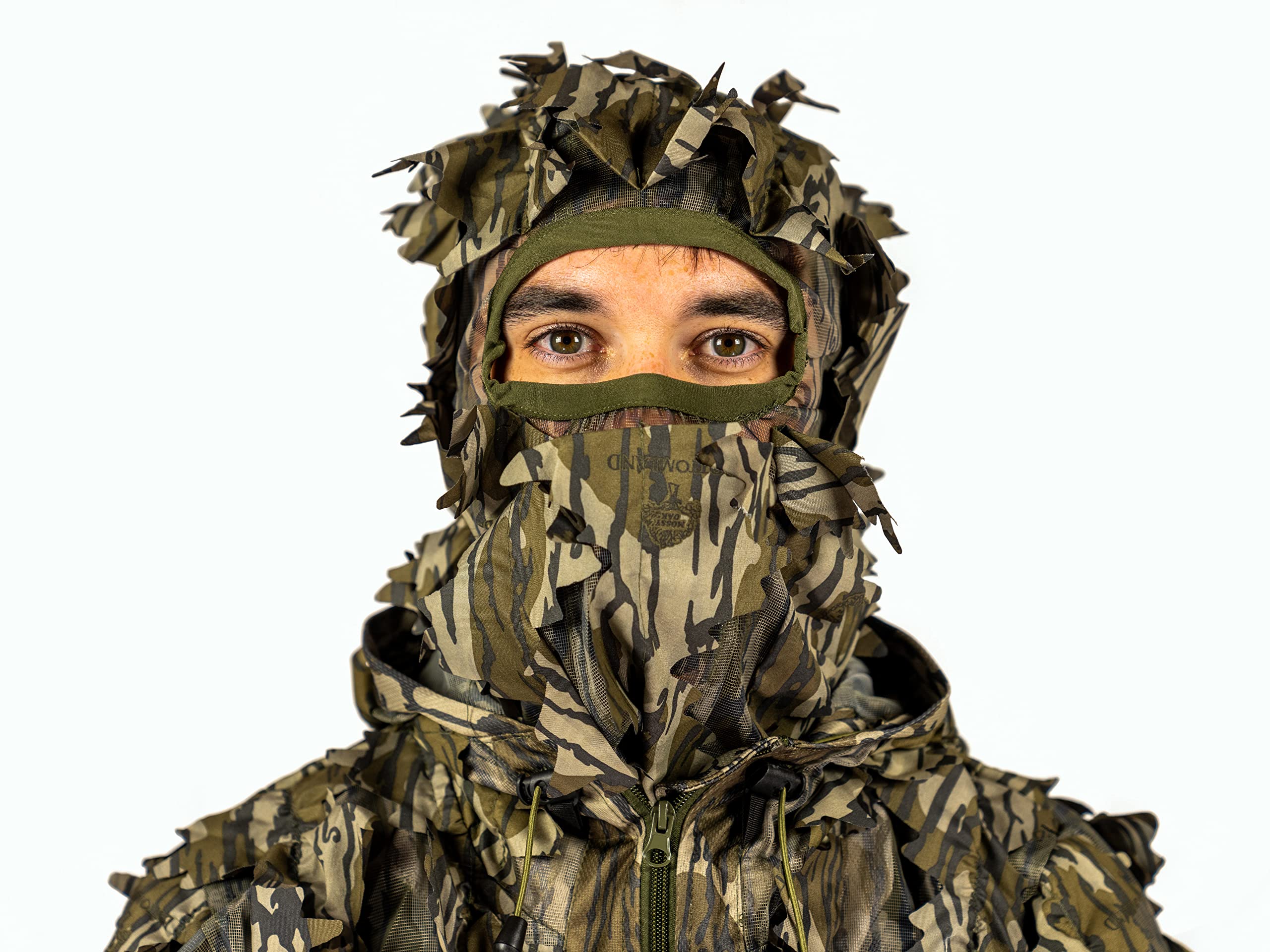 Amazon.com : North Mountain Gear Ghillie Balaclava - 3D Leafy Face
